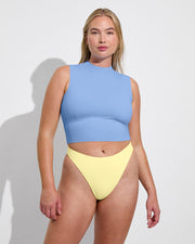 Rays Sleeveless Top - Blue Skies (Size L) + Throwback Bottom - Melt (Size L)