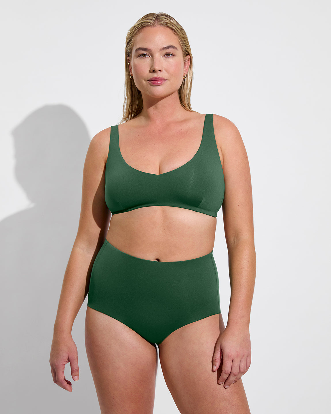 Sunday Top D+ (36DD, Size L) + Barrel Bottom - Tropics (Size L)