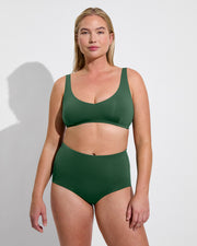 Sunday Top D+ (36DD, Size L) + Barrel Bottom - Tropics (Size L)