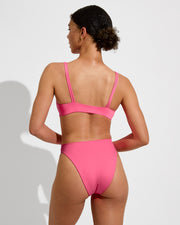 Sunday Top D+ (32D, Size S) + Super Hi Hi Bottom - Zinc (Size S)