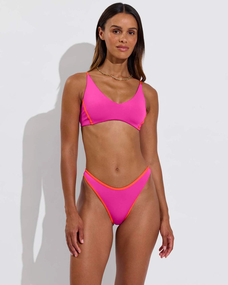 Sunday Top + Dip Bottom - Hot / Aperol (Size S) [Front View 2]