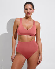 Sunday Top D+ (34DD, Size L) + Hi Tide Bottom - Camp (Size L)