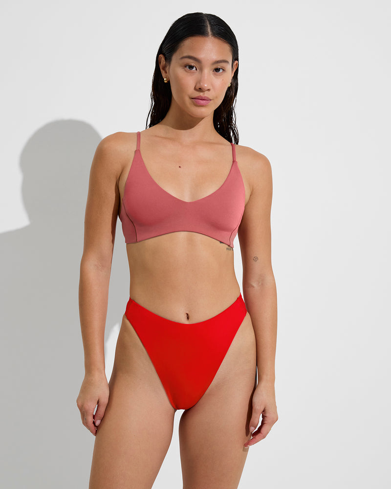 Sunday Top - Camp + Throwback Thong - Sweet Chili Heat (Size S)