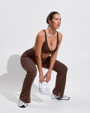 Sunday Top D+ (34DD, Size L) + Kick It Pant - Cold Brew (Size L)