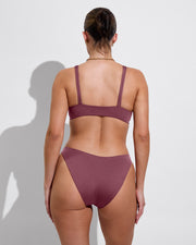 Sunday Top D+ (34DD, Size L) + Wear To Bottom - Desert Plum (Size L)