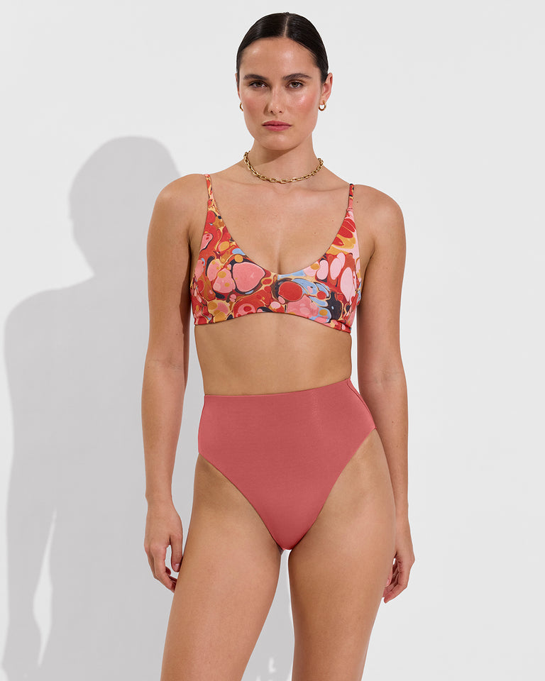 Sunday Top - Earth Sisters + Hi Hi Bottom - Camp (Size S)