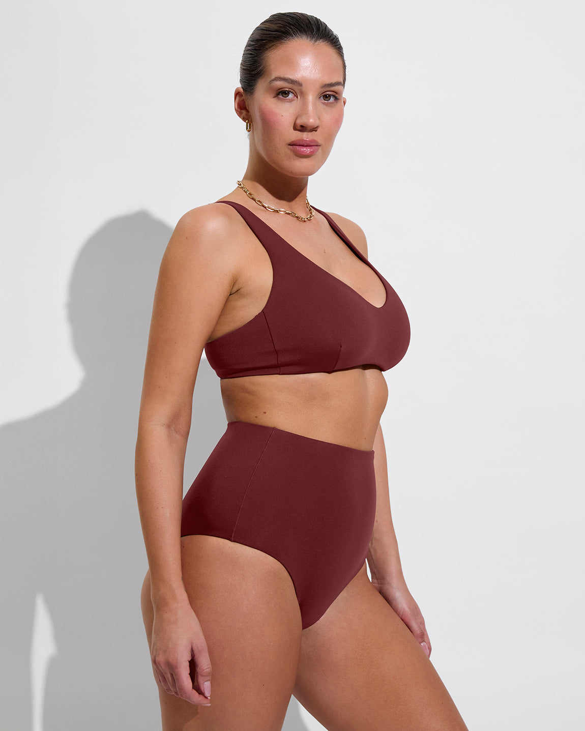 Sunday Top D+ (34DD, Size L) + Hi Tide Bottom - Jam (Size L)