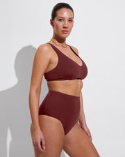 Sunday Top D+ (34DD, Size L) + Hi Tide Bottom - Jam (Size L)
