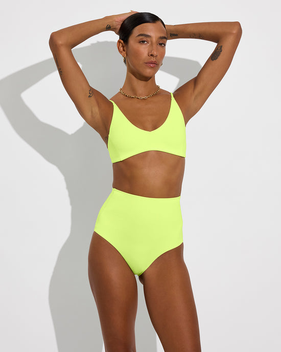 Sunday Top + Hi Tide Bottom - Limoncello (Size S)