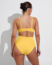 Sunday Top D+ (34DD, Size L) + Hi Tide Bottom - Mango (Size L)