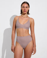 Sunday Top - Mini Splash Stripe Vertical: Tiki / Holiday