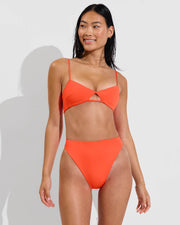 Sunny Side Top + Super Hi Hi Bottom - Aperol (Size S)