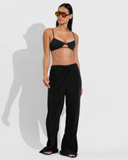 Sunny Side Top + Throwback Bottom + Journey Pant - Jet (Size S)