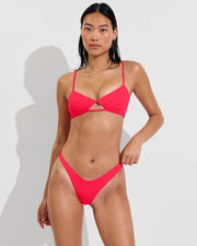 Sunny Side Top + Backside Thong - Rescue (Size S)