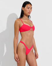Sunny Side Top + Backside Thong - Rescue (Size S)
