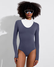 Sunseeker Suit - Varsity + Rays Sleeveless Top - Coconut (Size S)