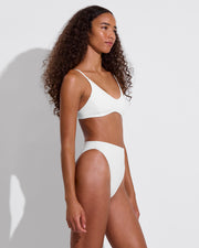 Sunday Top + Super Hi Hi Bottom - Coconut (Size S)