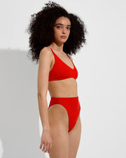 Sunday Top + Super Hi Hi Bottom - Sweet Chili Heat (Size S)