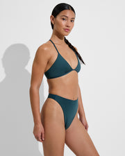 Reef Top + Throwback Thong - Deep End (Size S)