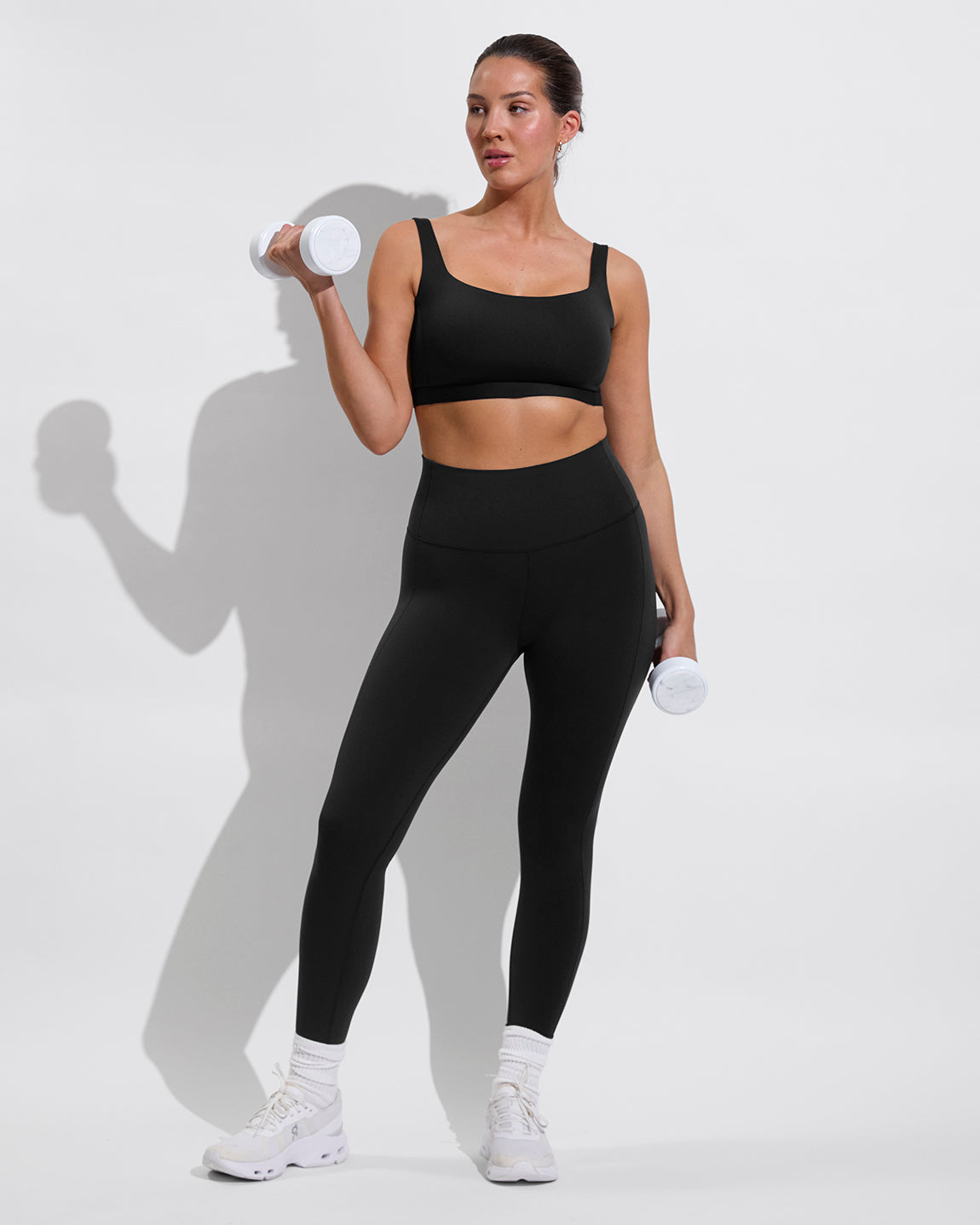 Top Shelf (34DD) + Super Moves Tight - Jet (Size L)