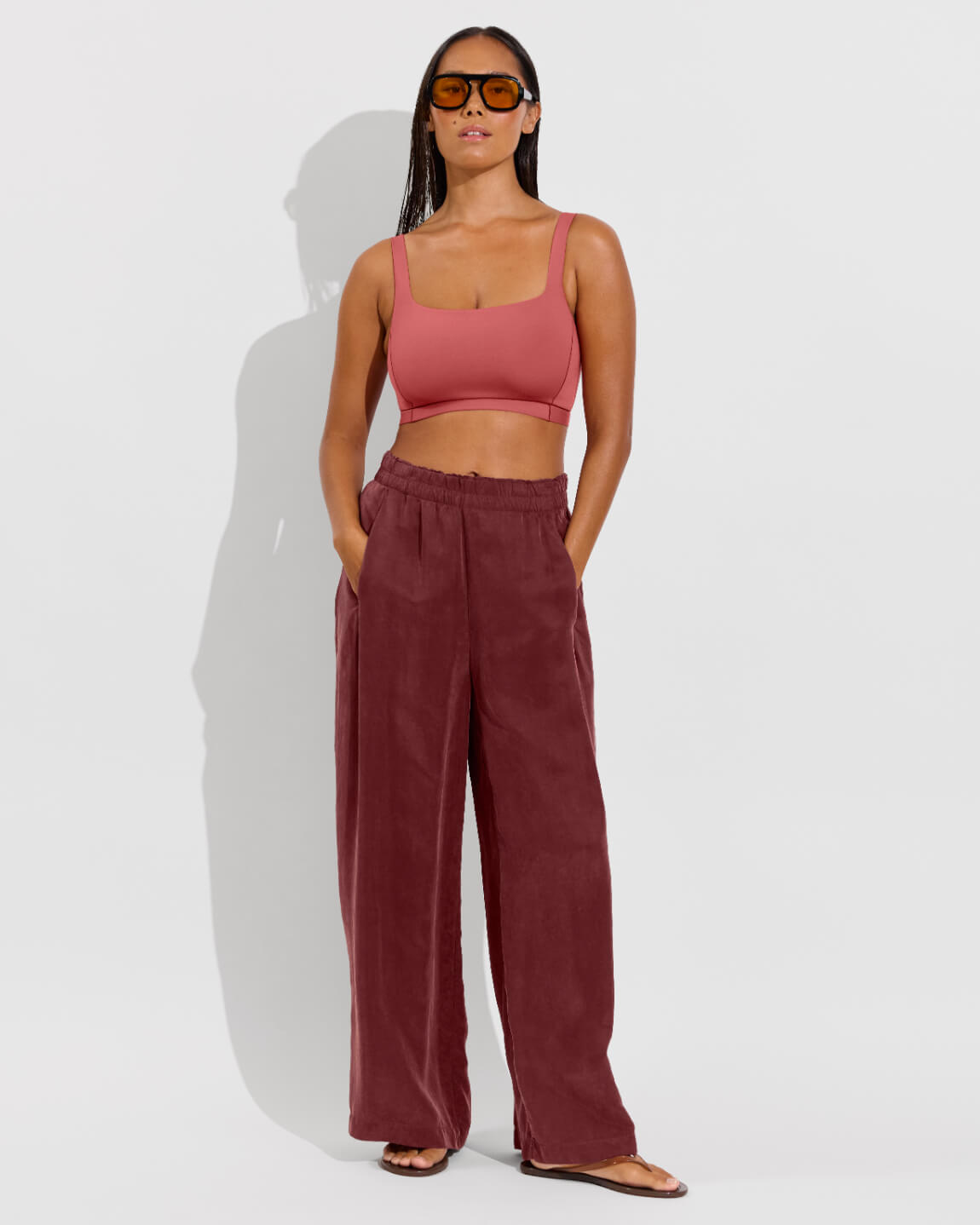 Top Shelf - Camp (32DD, Size S) + Day Trip Pant - Jam (Size S)