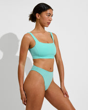 Top Shelf (32D, Size S) + Throwback Bottom - Drift (Size S)