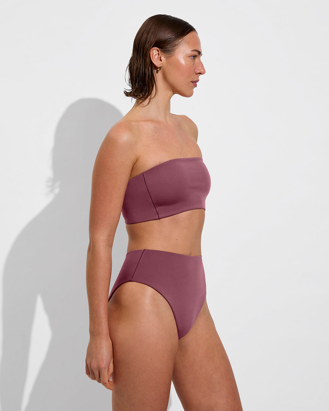 Tubular Top + Hi Hi Bottom - Desert Plum (Size S)
