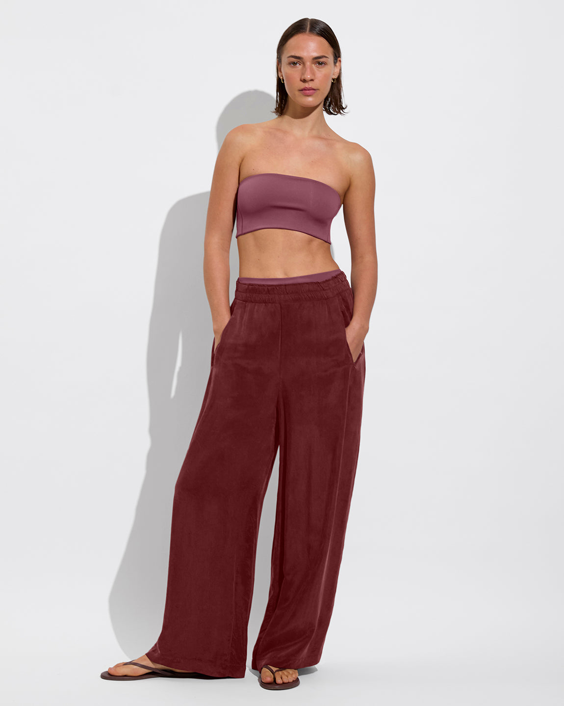 Tubular Top - Desert Plum + Day Trip Pant - Jam (Size S)