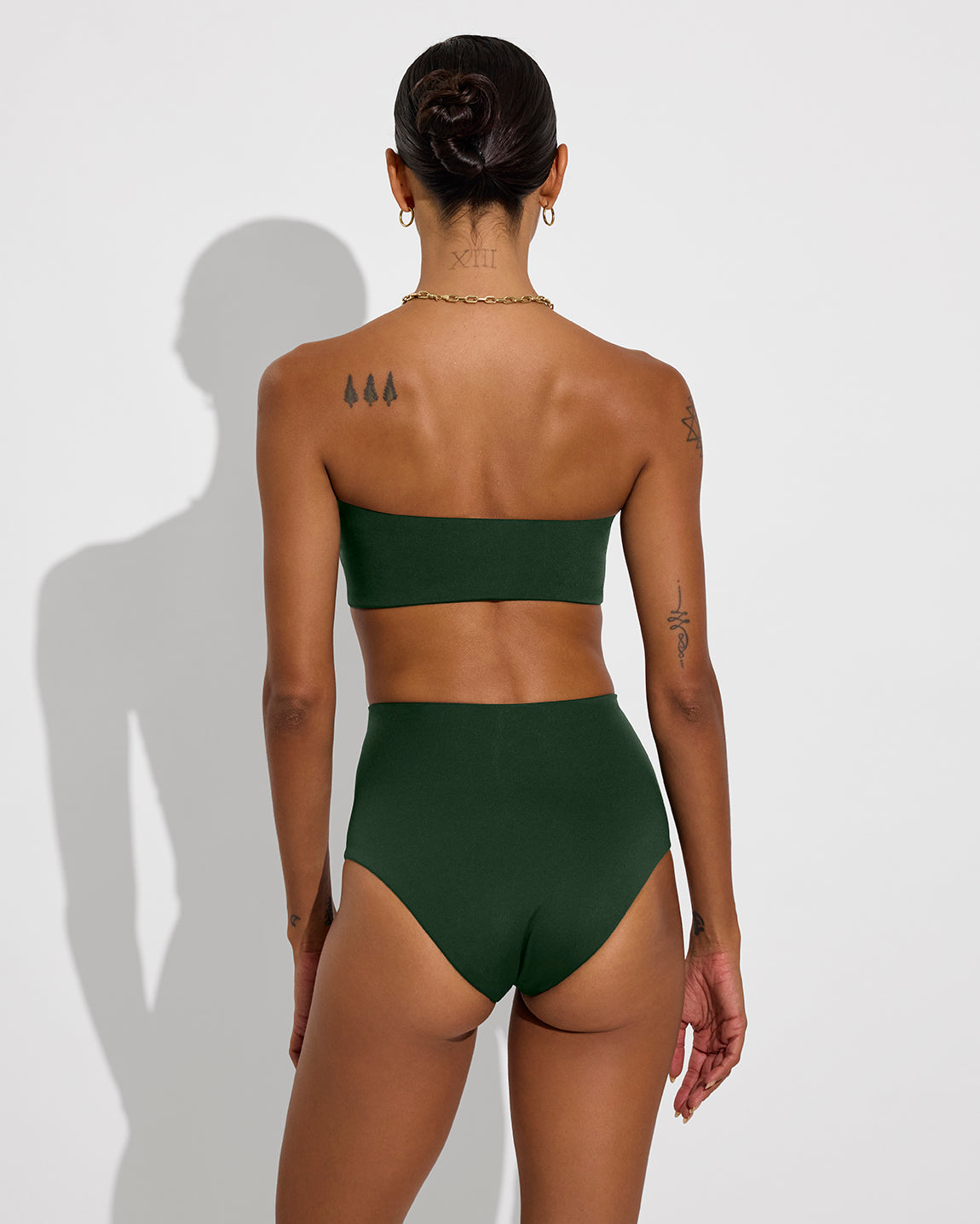 Tubular Top + Hi Tide Bottom - Palm (Size S)