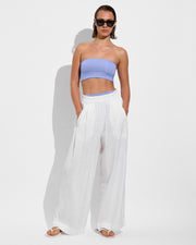 Tubular Top - Riptide + Coastal Pant - Coconut (Size S)