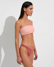Tubular Top - Salt + Backside Thong - Camp (Size S)