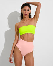 Tubular Top - Tourist + Hi Tide Bottom - Salt (Size S)