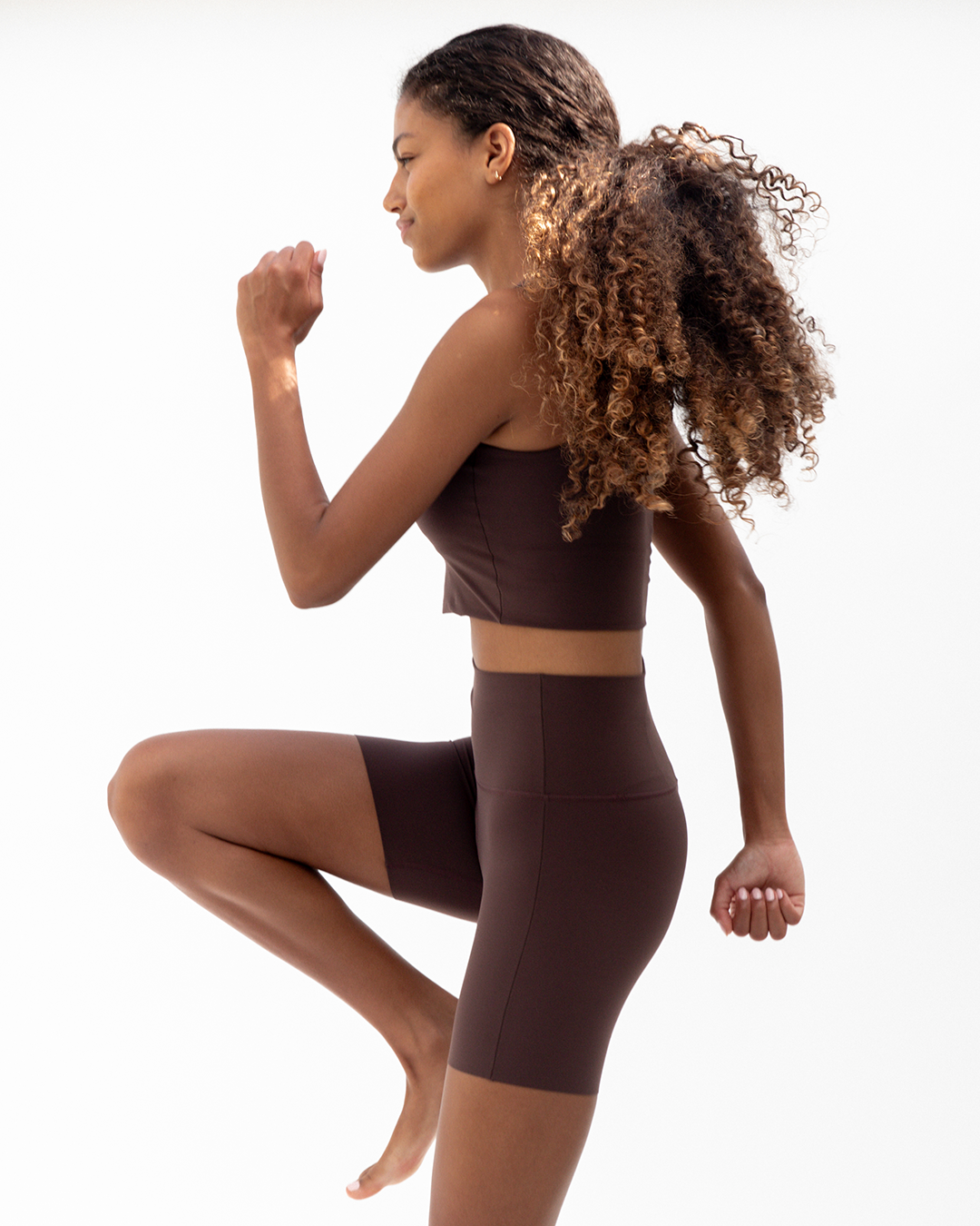 Tone Tank + Super Moves Short - Cold Brew (Size S)