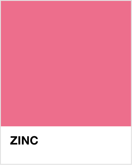 ZINC PANTONE