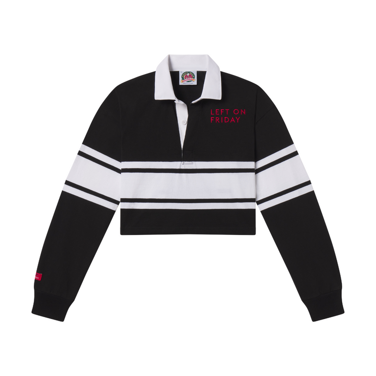 League Shirt CroppedBlack / White Stripe