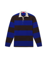League Shirt - Club Stripe: Royal / Brown / Ivory