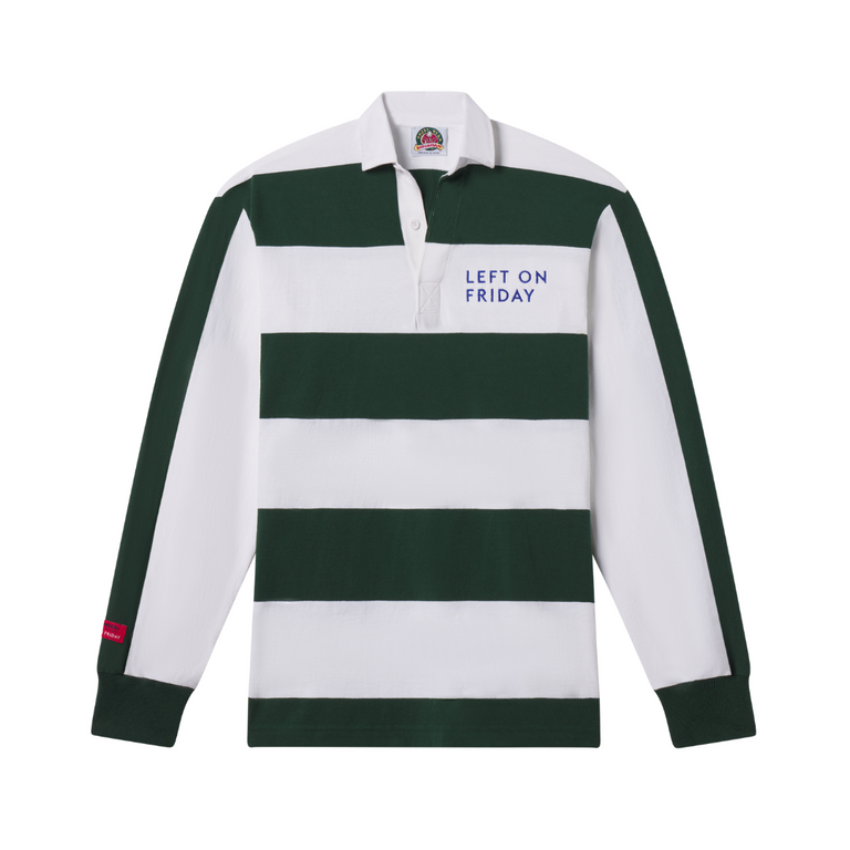 League ShirtDark Green / White Stripe