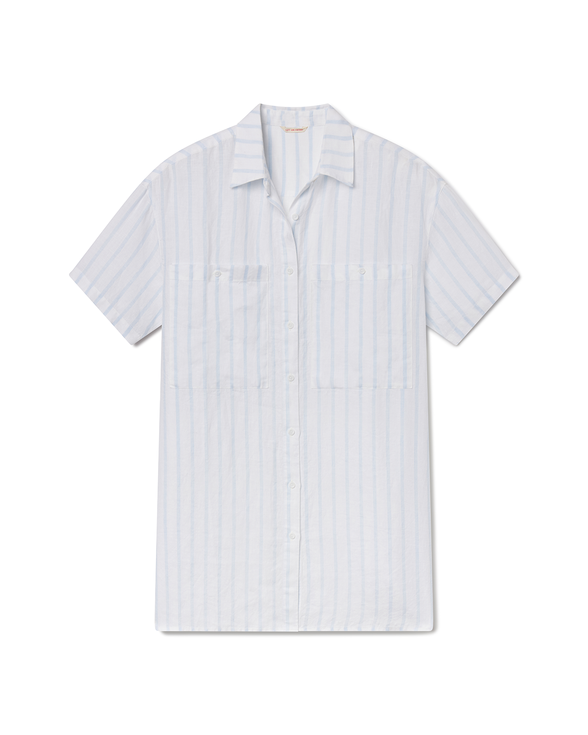 Getaway Mini Dress - Daybreak Stripe: Blue Skies / Coconut