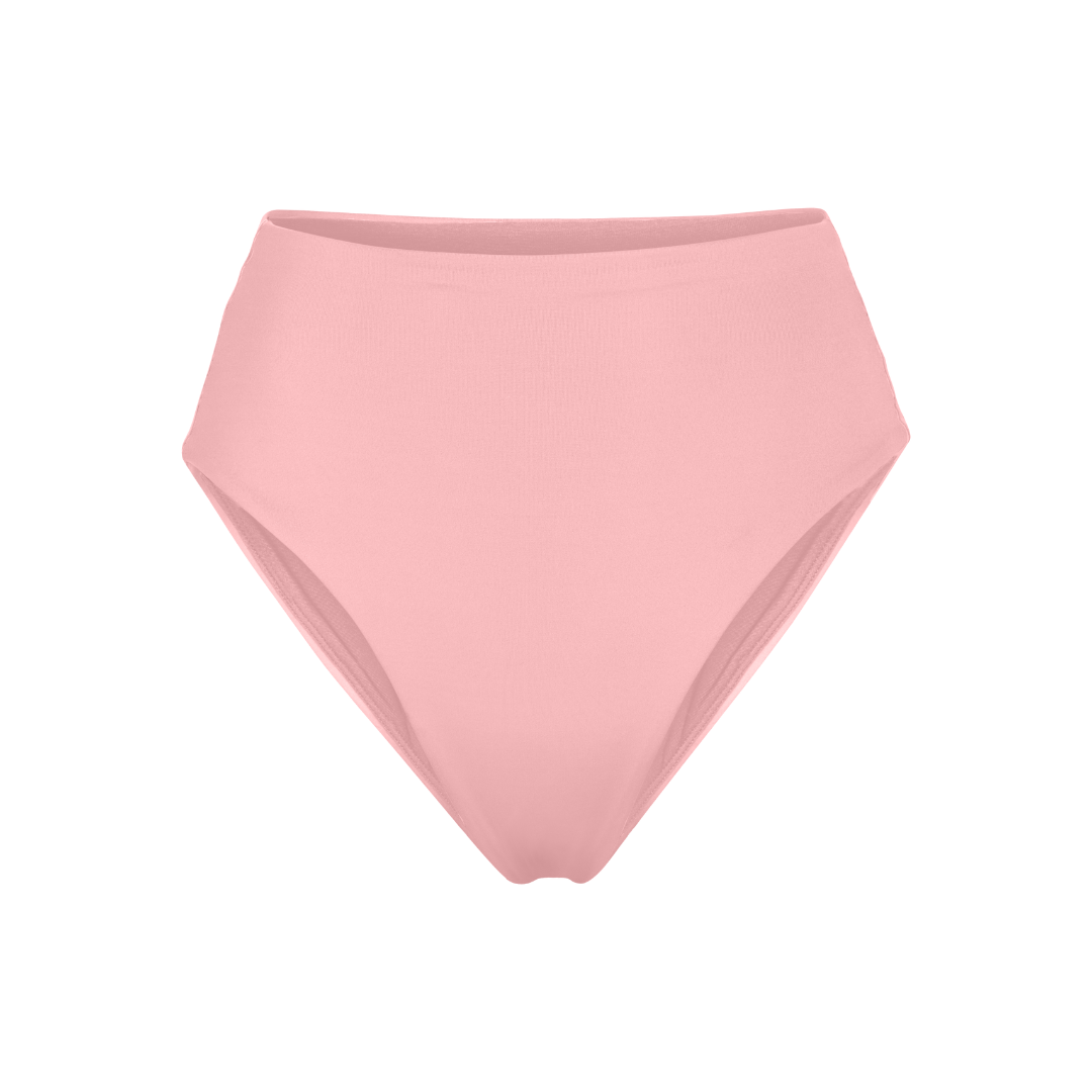 Light pink high waisted bikini bottoms cheap