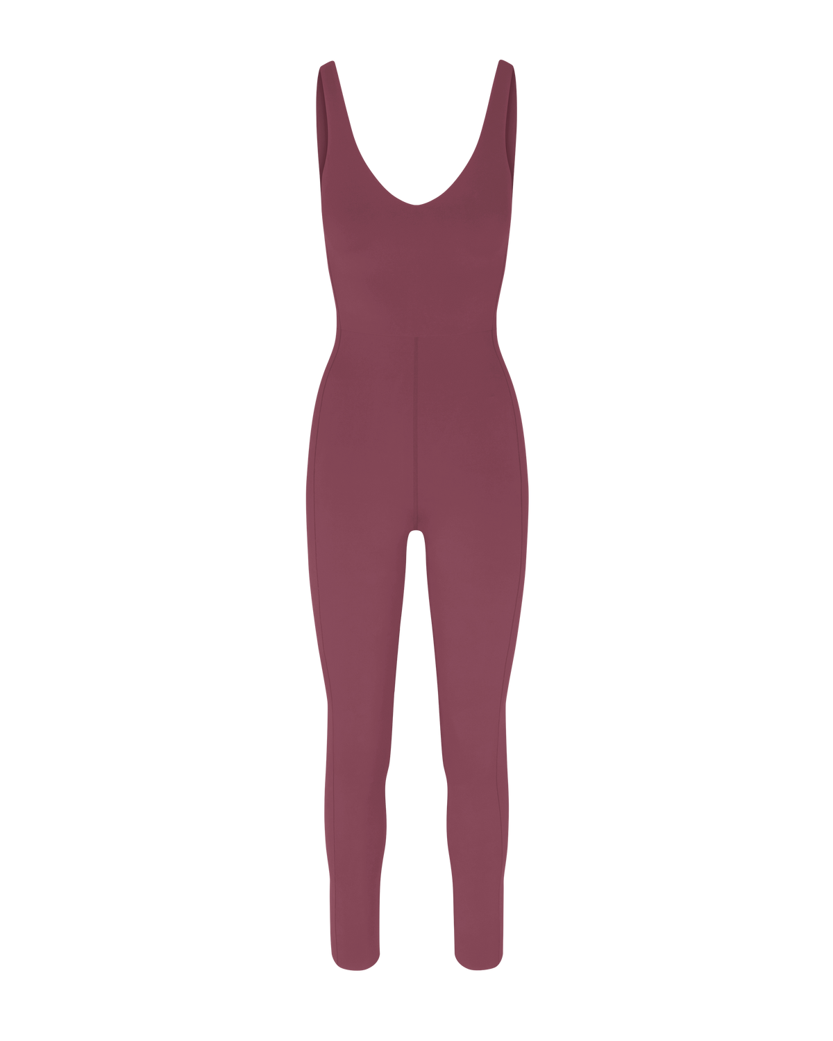Plunge Playsuit - Desert Plum