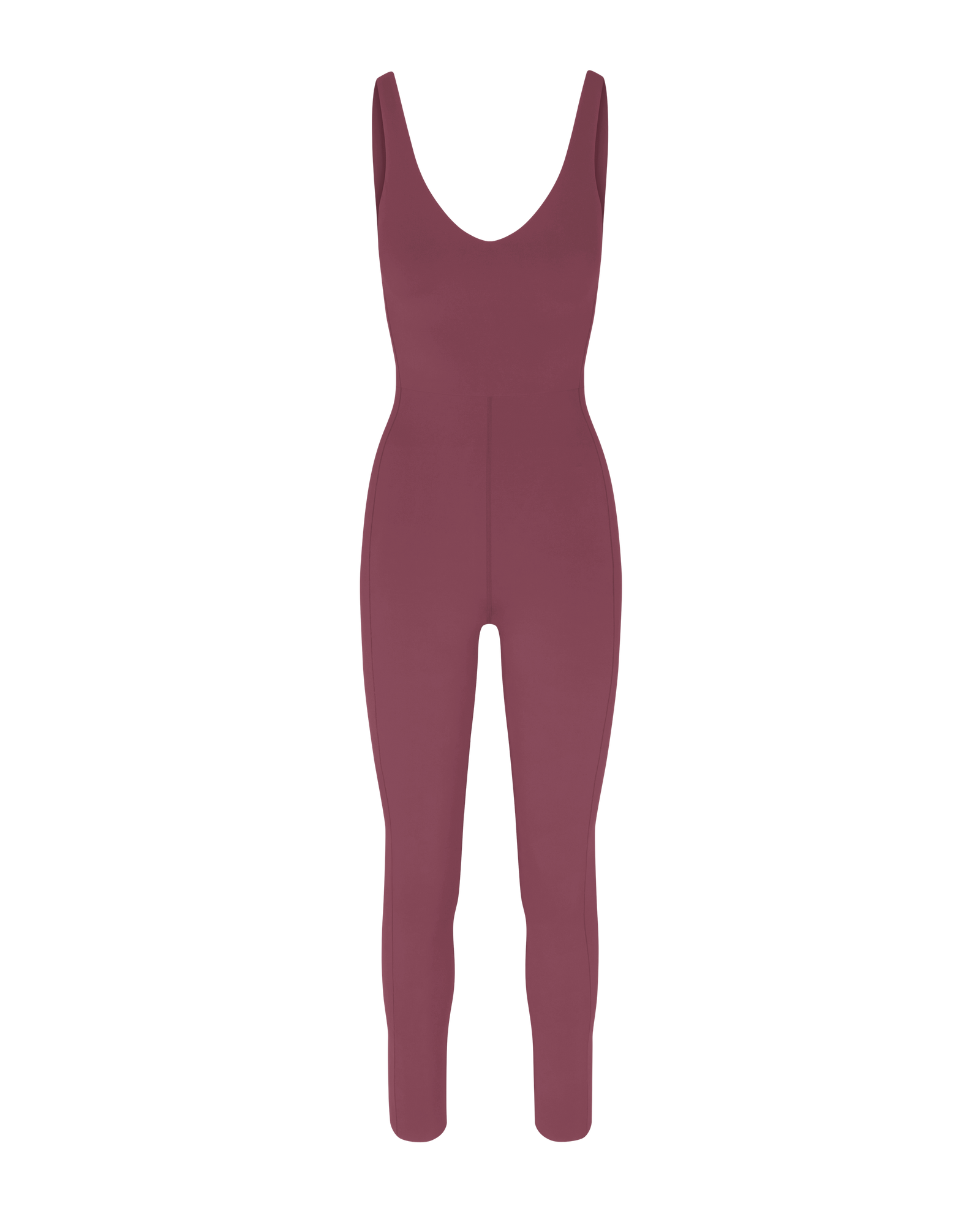 Plunge Playsuit - Desert Plum