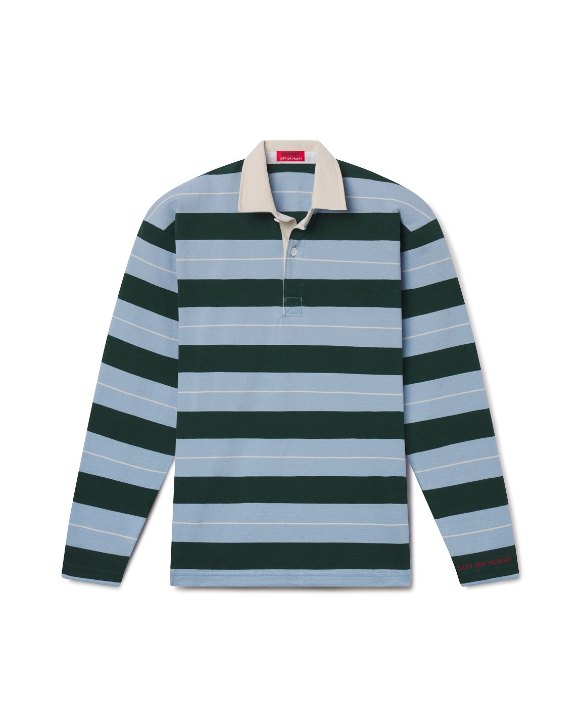 League Shirt - Field Day Stripe: Powder / Ivory / Bottle