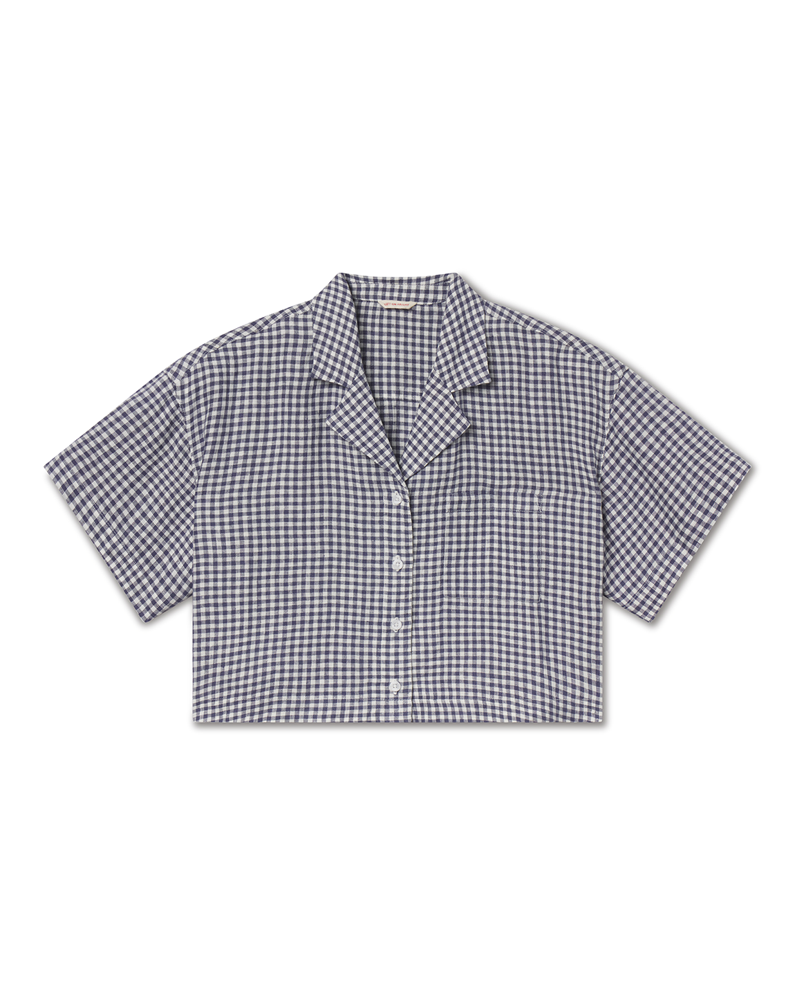 Leisure Shirt - Gingham: Varsity / Coconut