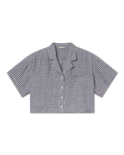 Leisure Shirt - Gingham: Varsity / Coconut