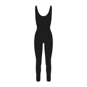 Double Scoop Playsuit 25" - Jet
