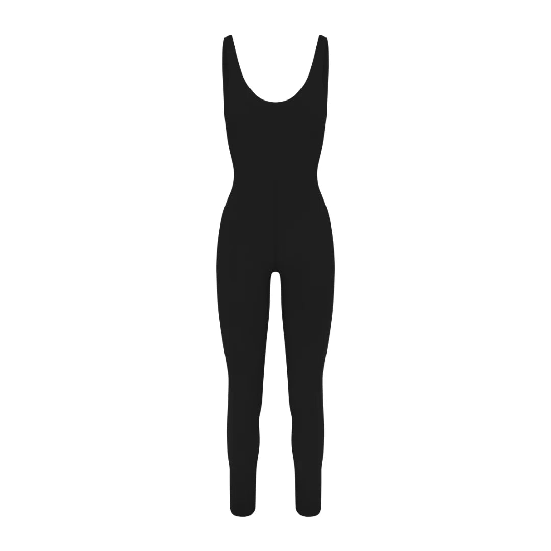 Plunge Playsuit - Jet 