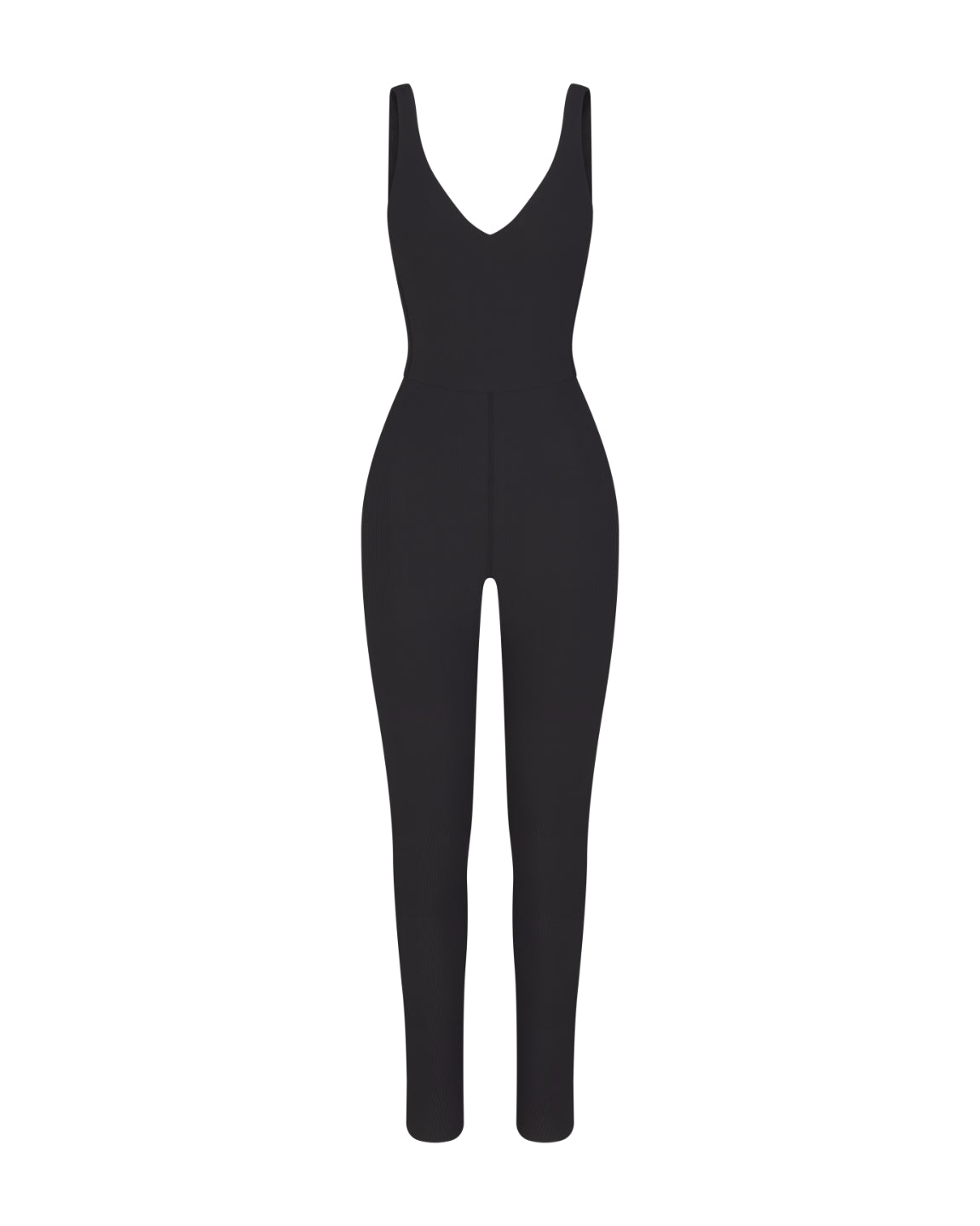 Plunge Playsuit 27" Rib - Jet