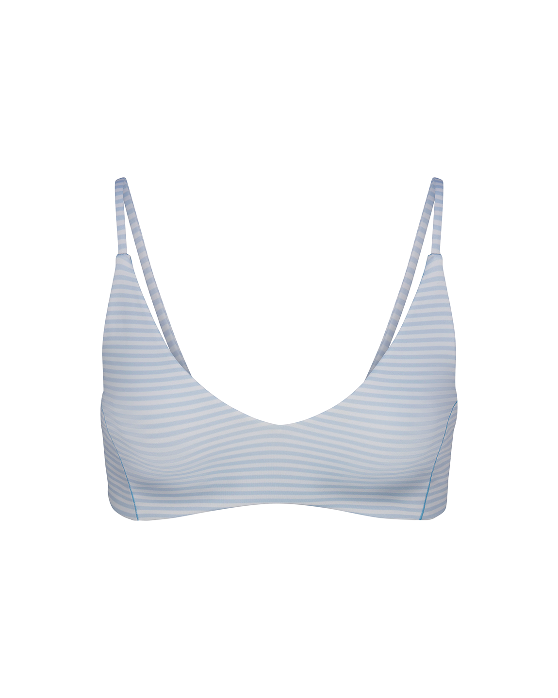 Sunday Top - Splash Stripe Blue Skies / Coconut (Size S)