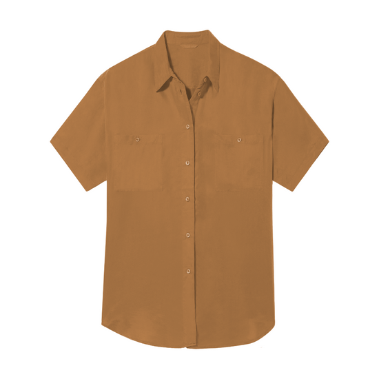 Day Trip Button Down - Tan Lines