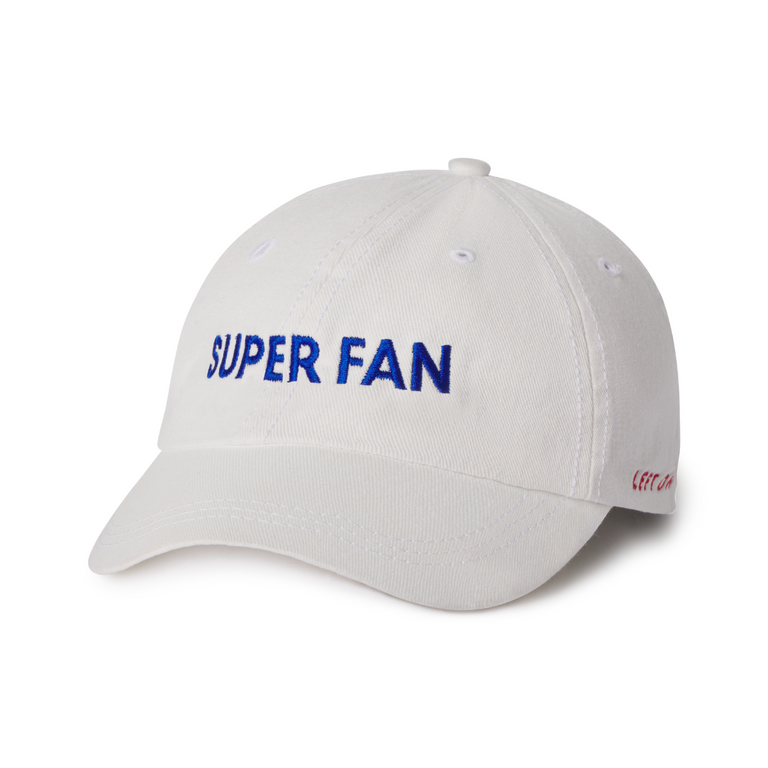 Super Fan HatWhite / Blue